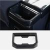 Carbon Fiber Rear Water Cup Holder Cover Trim For Toyota Tacoma 2024 2025 2026