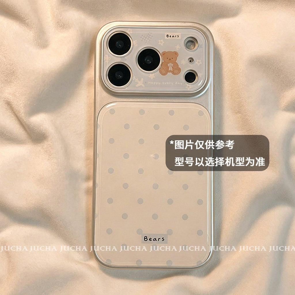 Applicable To Apple 11 Mobile Phone Case New Anti-drop Iphone11 Series All-inclusive Lens 11prom Blue Wave Point Bear