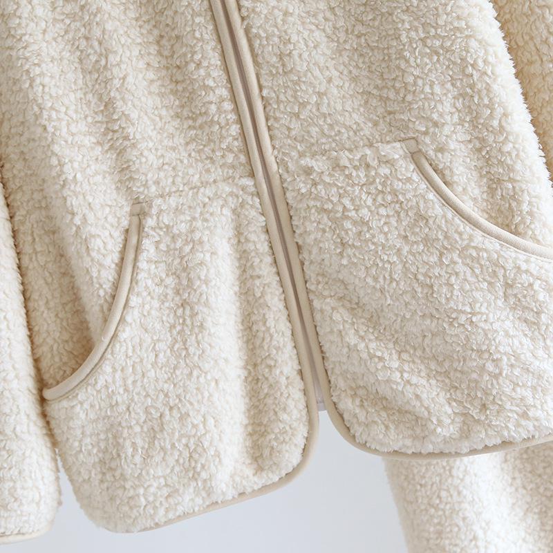 Cozy Autumn/Winter Coral Fleece Pajamas for Couples – Thick, Warm Lamb Fleece Homewear Set Suitable for Outdoors