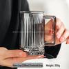 Thickened Glass Cup with Handle: Ideal for Water, Coffee, Tea, or Milk.