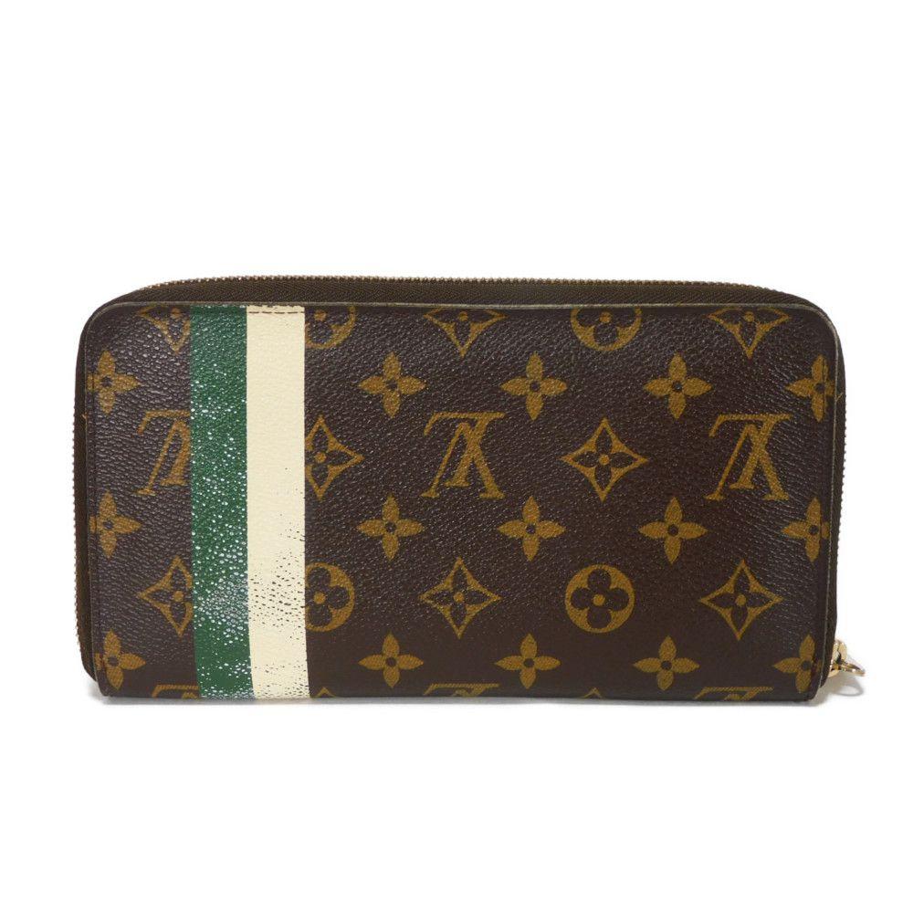 Used 12564 Zippy Organizer M60035 7940 Bellboy Green Zip Around Monogram Groom Veil Men's from Japan AUTHENTIC