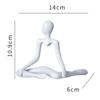Thinker Statue Unique Art Crafts Collectible Desktop Ornament Decorative Figurine for Desk Shelf Bookshelf Dining Table Bedroom