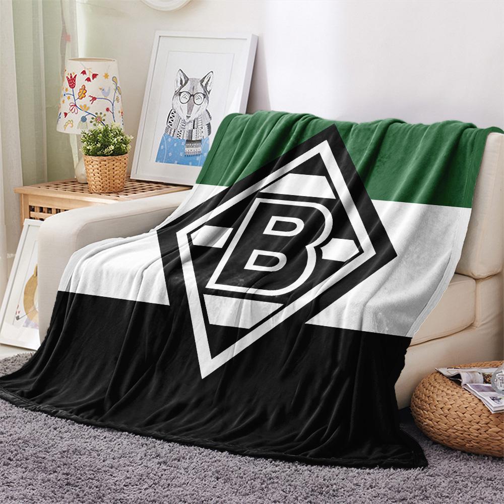 Borussia Print Flannel Blanket, High quality Comfortable for All Seasons, Home Decor, Warmth and Comfort, Perfect for Christmas Gifts