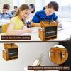 Wood Suggestion Box Wall Mounted/Standing Donation Ballot Message Box with Slot & Lock Chalkboard Collection Box for Home School