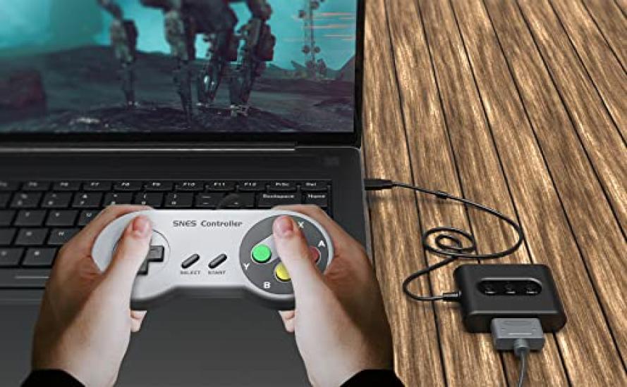 Mayflash Controller USB Adapter for Switch and PC Japanese SFC/SNES (SFC-USB) [Official Product]