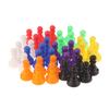 32Pcs 2.5*1.5Cm Chessman Plastic Pawns Checkers Pieces For Games Tabletop Markers Components