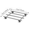 Silver Stainless Steel Trivets Non-Slip Feet Baking Pans Holder Insulation Pads  Living Room