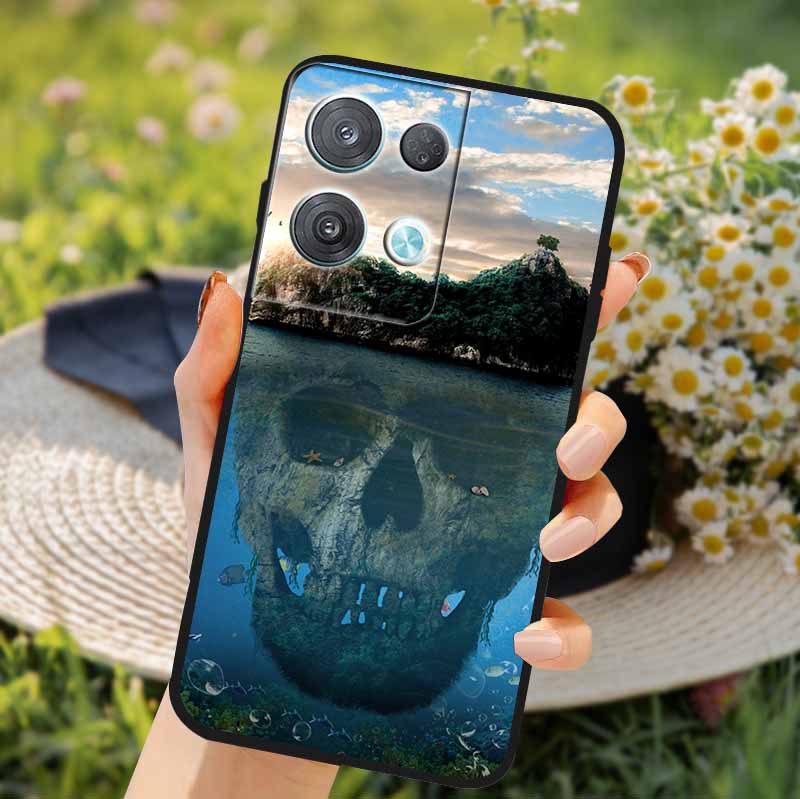 For OPPO Reno 8 Pro 5G Cases Fashion Soft Silicone TPU Shockproof Back Covers For OPPO Reno8 Pro + Plus Phone Case Protect Couqe