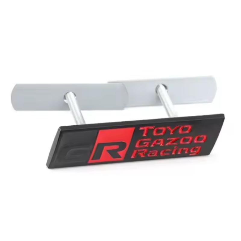 1Pc Car Front Grille Badge Car Fender Side Badge Rear Trunk Emblem Sticker Decal for AE86 GT86 Corolla  Alphard Avensis Prius Crown Yaris