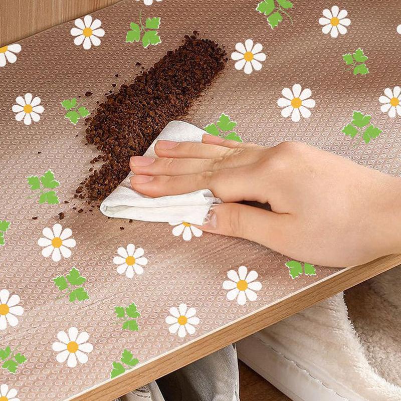 Non-Adhesive Drawer Protector Pad Waterproof Dustproof Anti-Slip Moisture-Proof Closet Placemat Table Pad Oil-Proof Liners