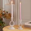 1PC Rustic Dining Table Centerpiece Decor Iron Instagram-Worthy Photography Candle Stand Rustic S/L