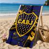 Juniors Football Club Design Printed Microfiber Beach Towel, Soft And Absorbent, Quick-Dry, Ideal for Summer Travel, Beach Essential, Swimming Pool