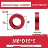 Aluminum Alloy Hand-Tightened Knurled Nut Adjustment Lock Gauge M3-M8