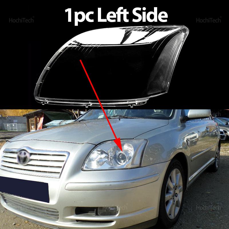 For Toyota Avensis T250 2th 2003 2004 2005 2006 Headlight Cover Car Headlamp Lens Glass Replacement Front Lamp Shade Auto Shell