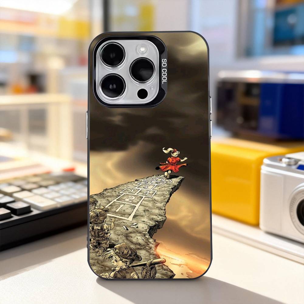 Rock K-Korn Band Cool For iPhone 11,12,13,14,15,16,17,Pro,Max,Plus,E,Air,Mini Phone Case IMD Matte Black
