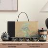 Portable Ceramic Kung Fu Tea Set - Travel Quick Cup for Office or Outdoor Use, Ideal Business Gift
