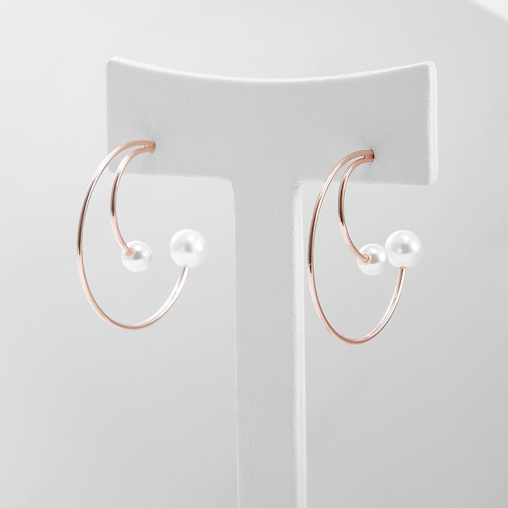 Paul Brial Slim Pearled Earrings Pybe0147