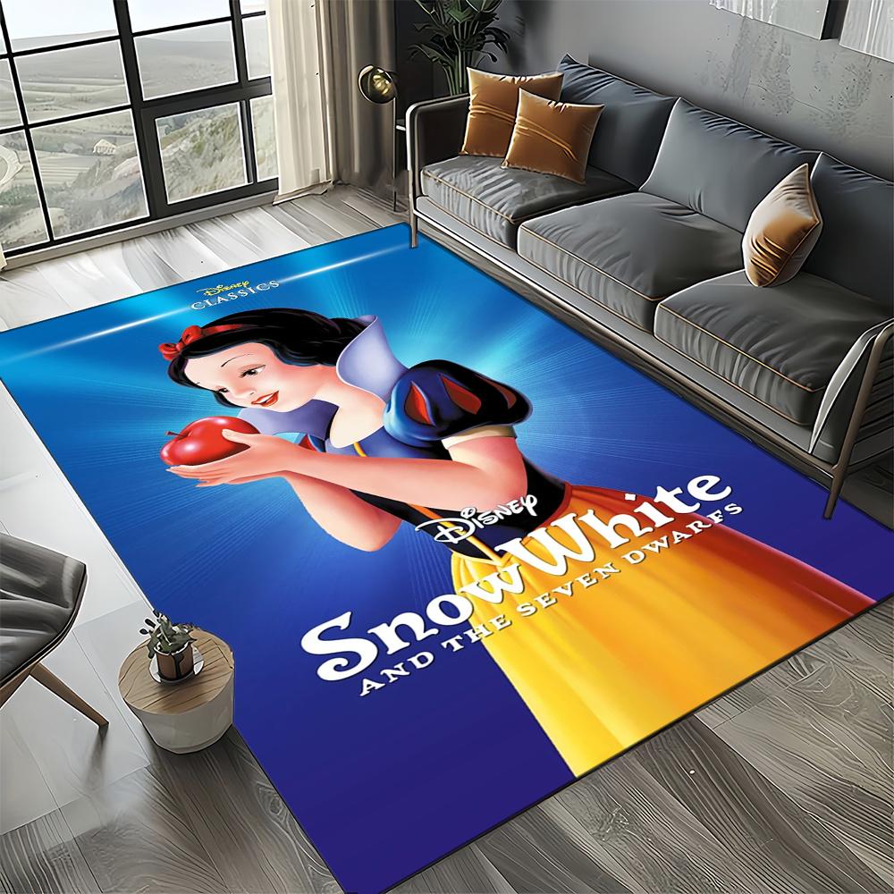 27 Style Snow White Princess Cartoon Girl Carpet Rug for Bedroom Living Room Home Sofa Decoration,kid Large Decor Floor Mat Gift