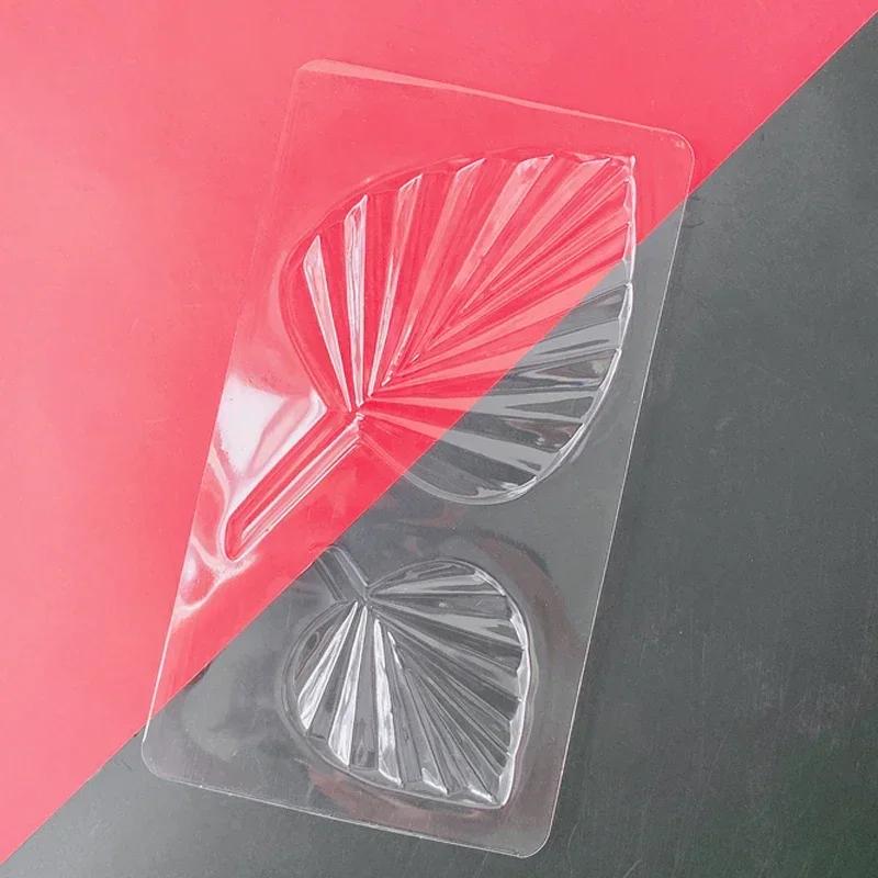 Neue Transparente Palm Blatt Schokolade Form DIY Fondant Druck Kuchen Schablone Mousse Form Kuchen Dekorieren Werkzeuge Backen Zubehör