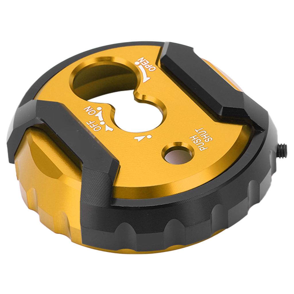 Seat Lock Cover Cap CNC Aluminum Alloy Replacement for Yamaha Nmax 125 150 155 20152019Yellow