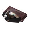 For Motorola Edge 50 Pro 5G Leather Case Magnetic Closure Wallet Stand Phone Cover with Crossbody Strap