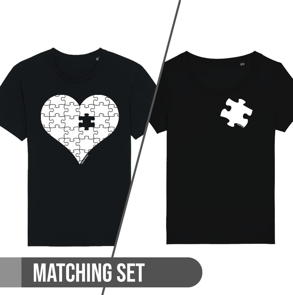 

ФУТБОЛКА УНИСЕКС ПАЗЛ С СЕРДЦЕМ ДЛЯ ПАР НА ДЕНЬ СВЯТОГО ВАЛЕНТИНА НЕДОСТАЮЩИЙ ЭЛЕМЕНТ 3XL