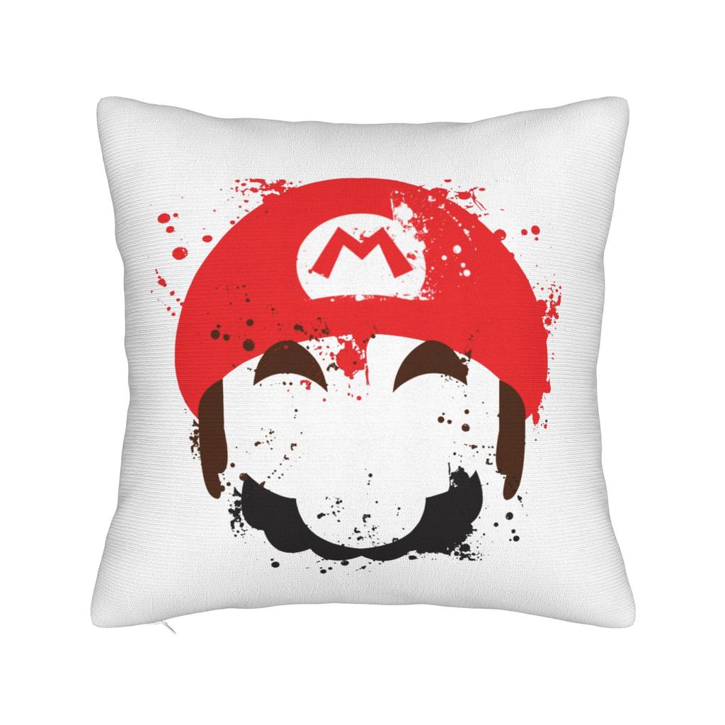 Marios 3 Pillowcase Polyester Cushion Cover Decoration Pillow Case Cover Home Zipper 45X45Cm