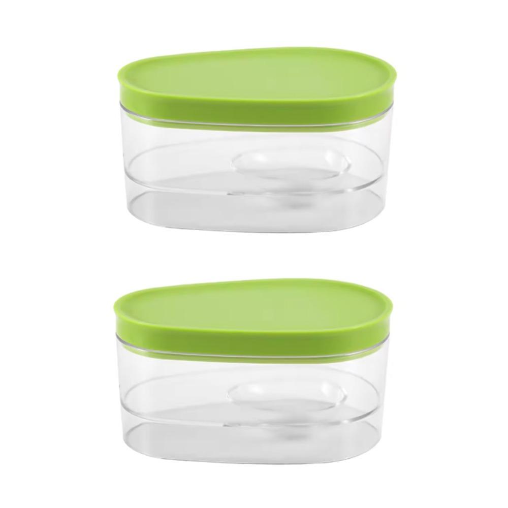 

2 Piece Sealed Avocado Keeper Removable Avocado Saver Cute Avocado Preservation Box Office 2 Pcs