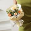 Handmade Knitted Crochet Flower Bouquet Finished Knitted Decorative Bouquet Artificial Flower Artificial Texture