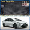Leder Kofferraummatte für Toyota Corolla E210 Limousine 2020~2025 Ladeflächen-Aufbewahrungspolster Kofferraumteppich Einlage Innenraumzubehör