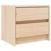 Table de chevet - Maison Exclusive - Bois de pin massif - 2 tiroirs - 40 x 31 x 35,5 cm
