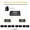 4K Hdmis Splitter 1in 4out With 3D Audios Video Syncing Support 4K/2K/3D/1080P For Home Theater Gaming And Office Use