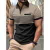 Men's Casual Polo Shirt Digital Printed Short Sleeve Polo