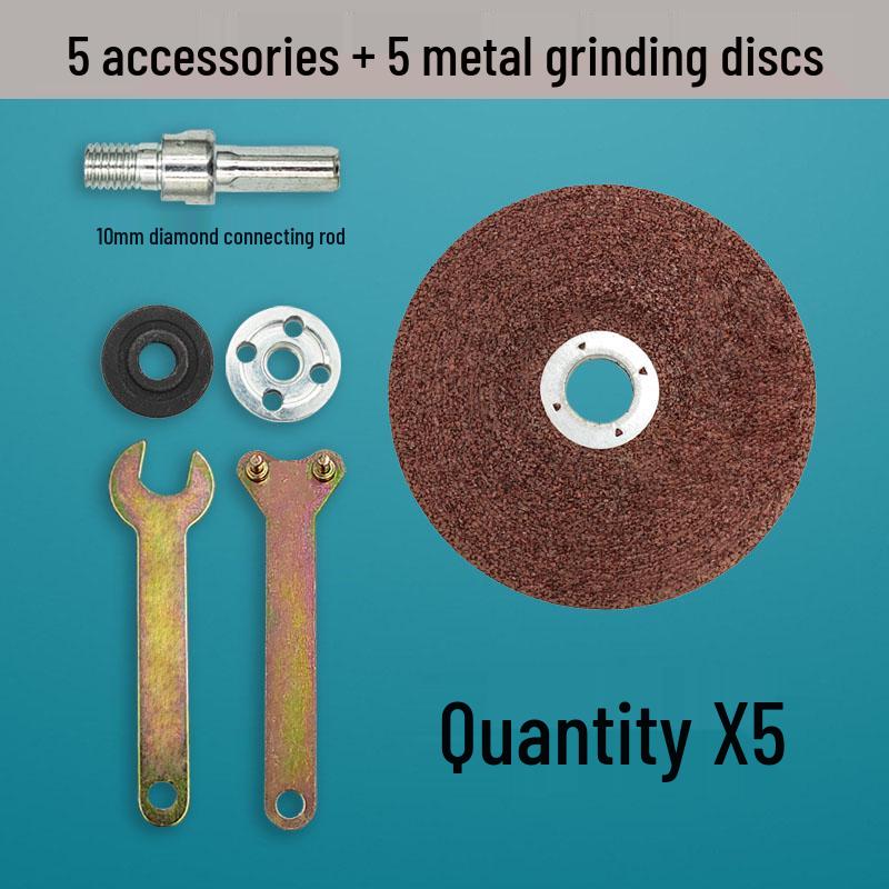 Hand Drill-to-Grinder Conversion Kit: Cutting, Polishing & Grinding Accessory Set