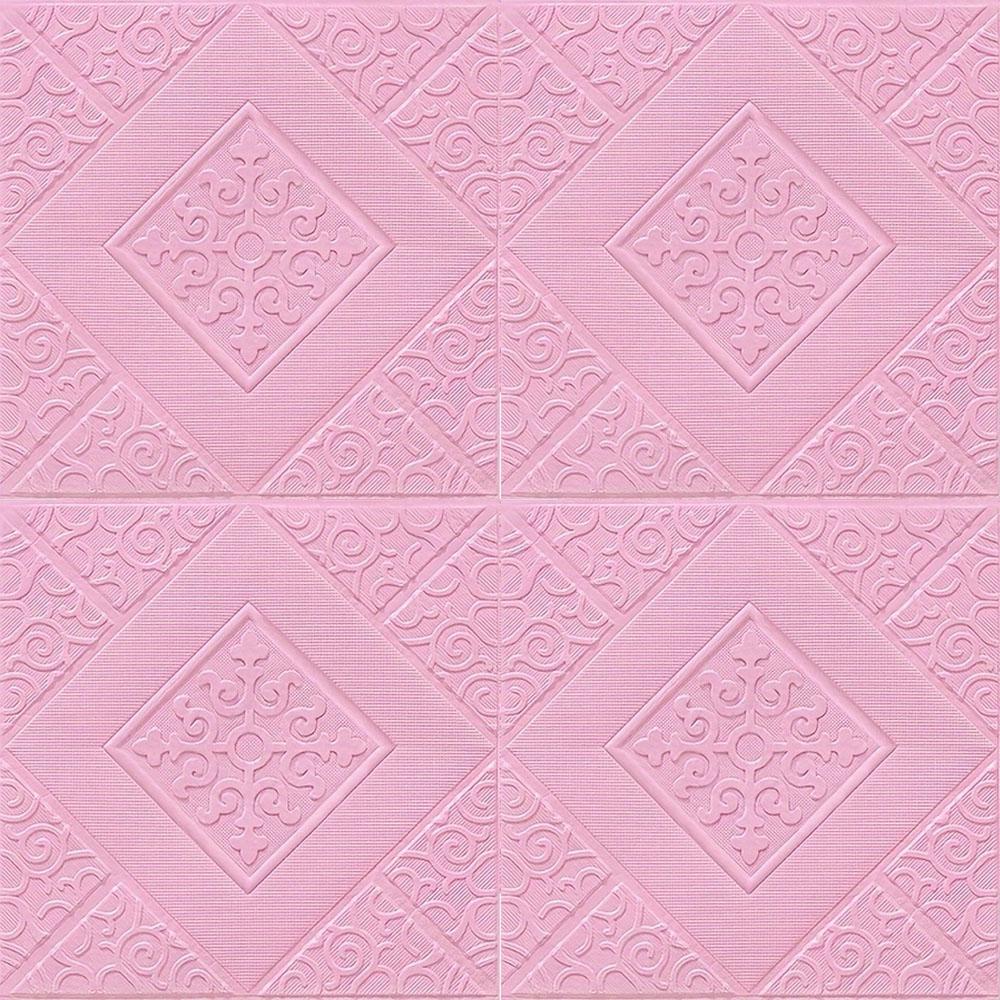 15PCS Rosa 3D Selbstklebende Wasserdichte Wandaufkleber für Wohnzimmer TV Hintergrund Decke Tapete Dekor