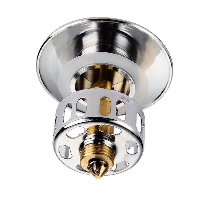 TLXT Bathtub Pop-Up Drain Plug with Filter Basket
