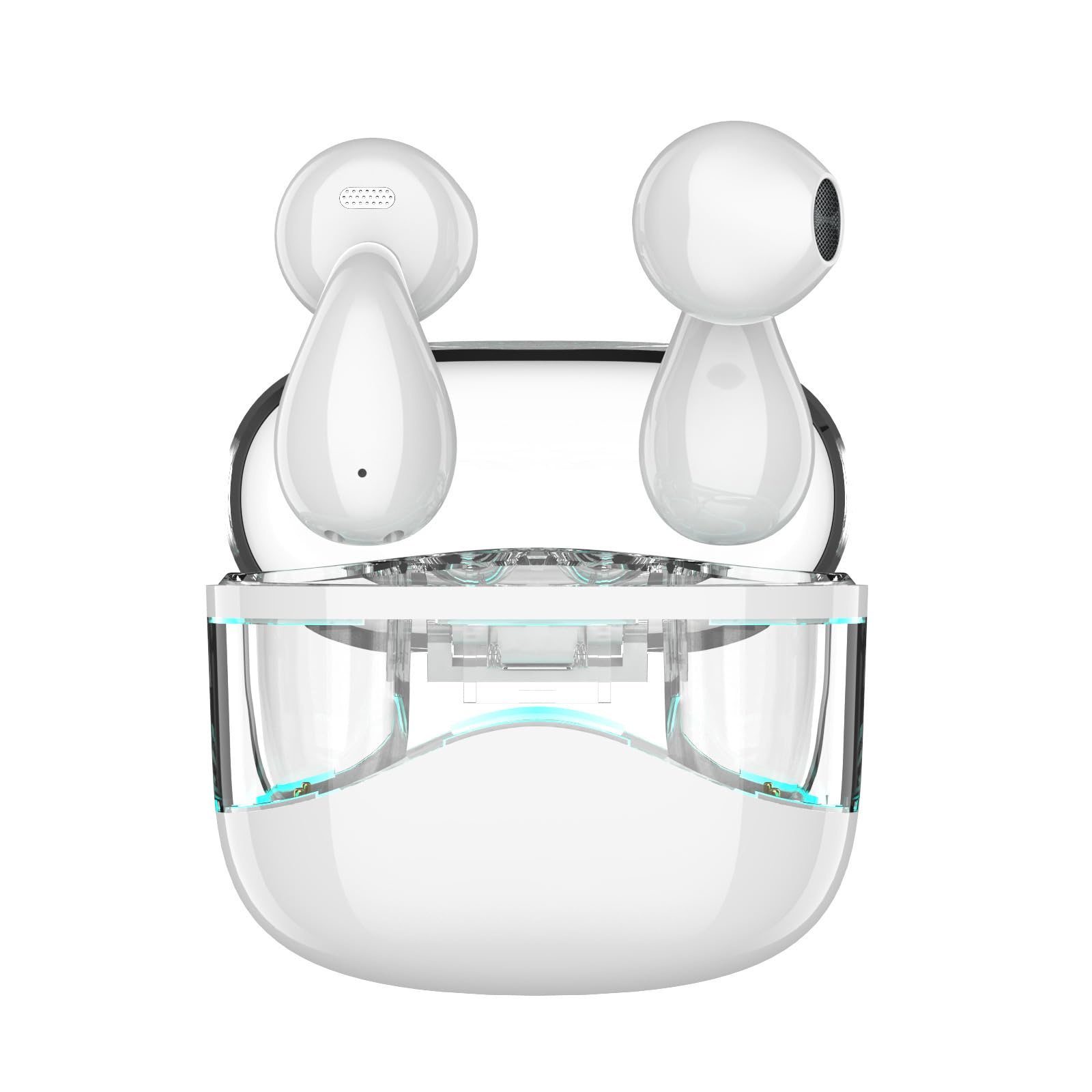 

Meisei Bluetooth Wireless Bluetooth Sound ENC Noise with Compact and Touch Long Music Compatible with and White Earphones, 5.4 Technology, Hi-Fi белый