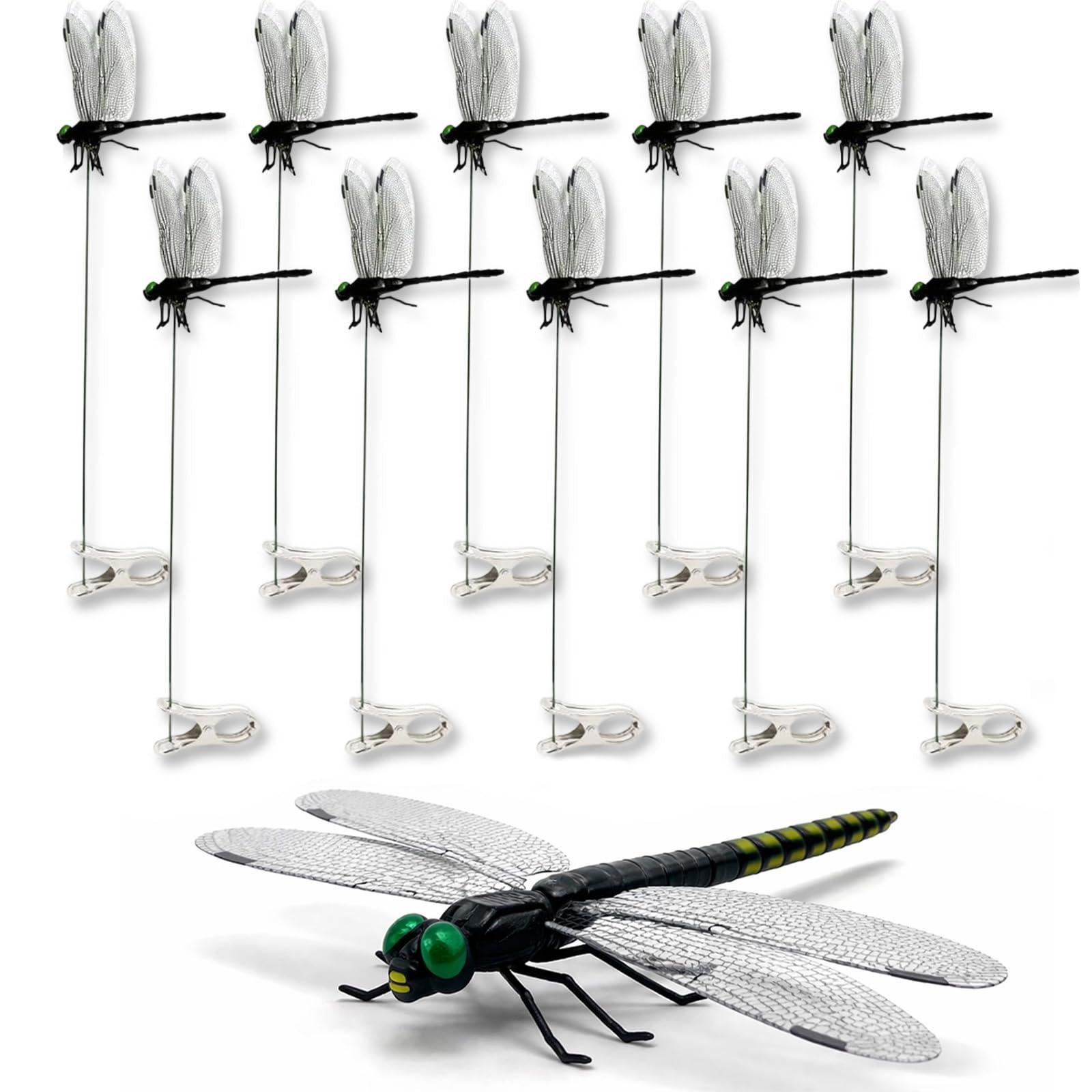 

Dragon Fly Clips, 3D Artificial Hat Clip, Garden Decor One Size
