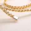 Women Braided PU Leather Narrow Thin Buckle Strap Waist Belt All-Match Waistband