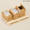 1Pcs Wood Coaster Mini Wooden Pallet Beverage Coasters Insulation Pad Cup Coaster Pot Mat