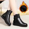 Mother's Shoes, Cotton Shoes, Non-slip Soft-soled Cotton Boots, Autumn and Winter Plus Velvet Thick Boots, Women's Short Boots, Leather Shoes