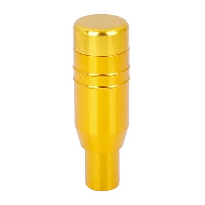 X AUTOHAUX Shift Knob 9.7cm Universal Manual Car Gear Stick Shift Knob Lever Shifter Aluminum Alloy Yellow 1pcs