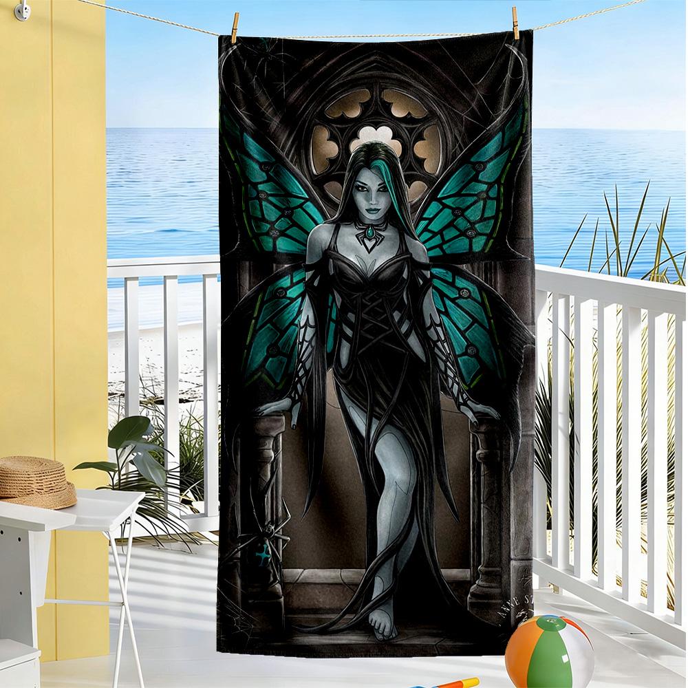 Gothic Stil Strandtuch Super Weich & Saugfähig Bequem Leicht