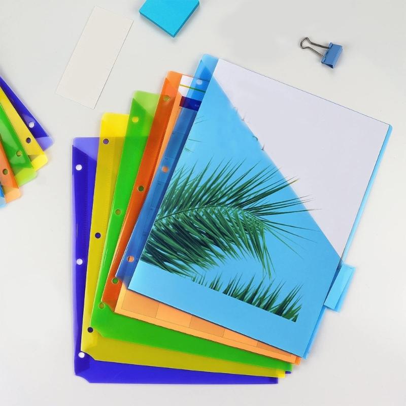 Expandable Folders Water Resistant Sorting Folders Document Organiser with 8 Removable Pages For School Office Home Use