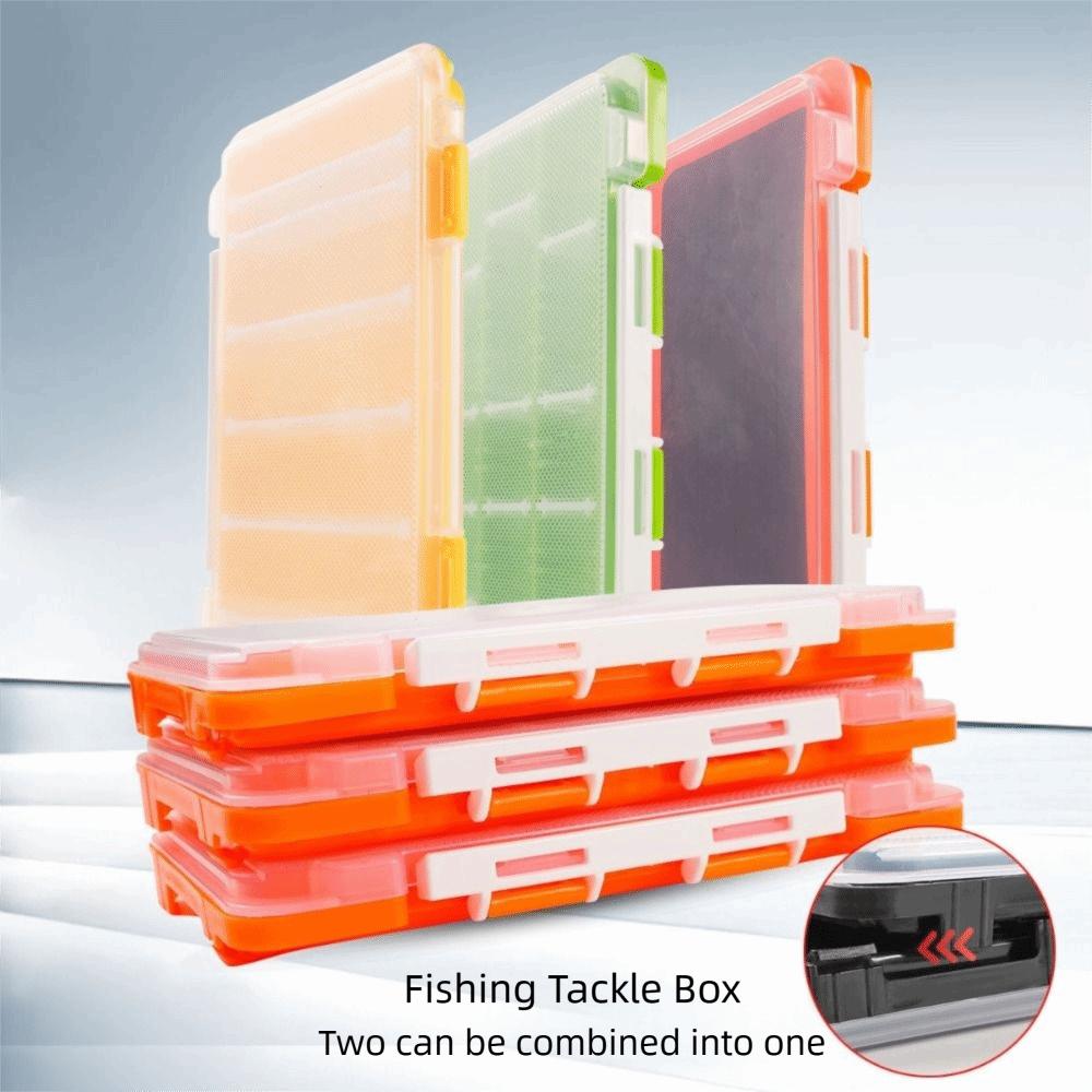 Double Side Fishing Tackle Box Assembled Design Spinner Lure Fishing Accessories Storage Box Fake Bait Box Carp Fishing