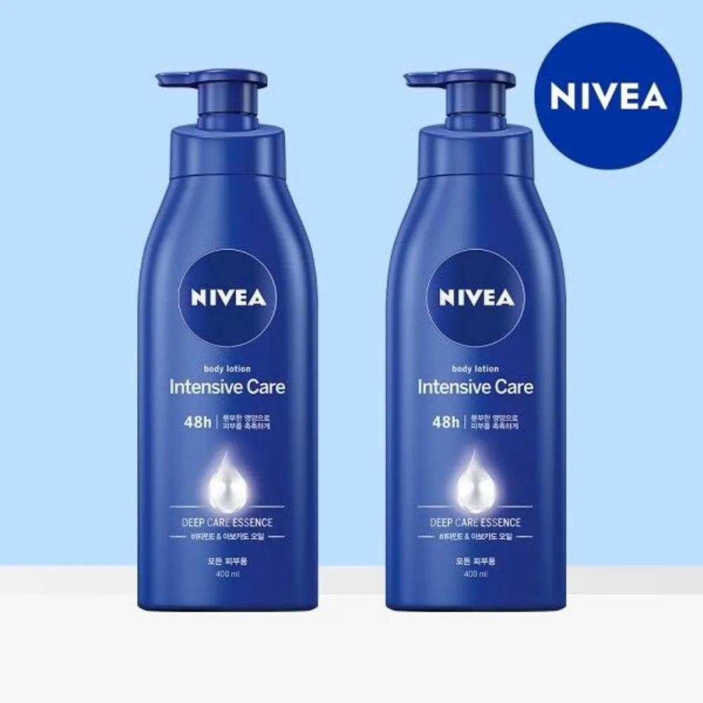 NIVEA Intensive Body Lotion 400ml (2 bottles)