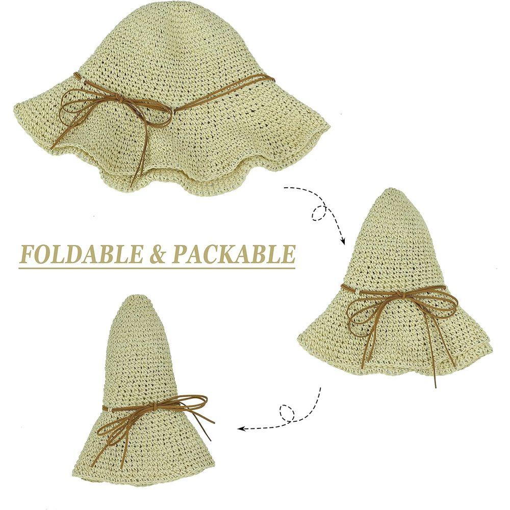 Breathable Wide Brim Sun Hat with UV 50+ Protection, Packable for Summer Outdoors