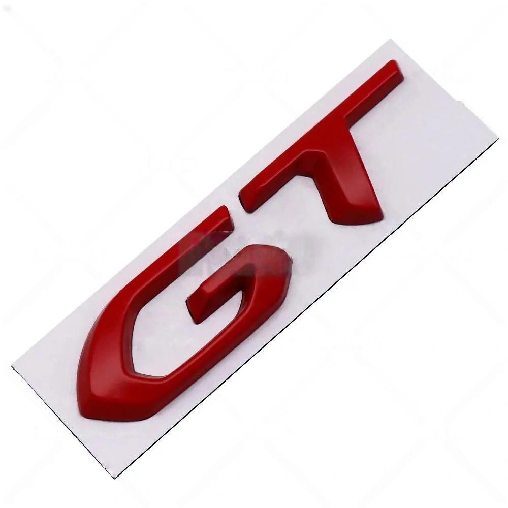 3D Metall GT Abzeichen Aufkleber Seitenkotflügel Kofferraum Heck Emblem Aufkleber