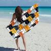 Cute Cat Collage Beach Towel Single Sided Print Soft Absorbent Quick Dry Beach Towel Pool Beach Vacation Playful Accessory Gift