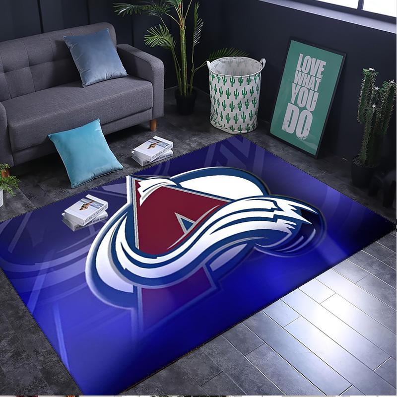 Colorado Avalanche Rug Area rug for Livingroom, Bedroom, Palyroom, Chair Rug, Office Rug, Floor mat, Large Size Fan Christmas Birthday gift